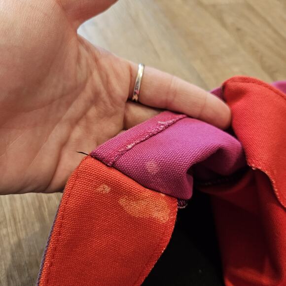 Laurel Burch Colorful Cat Oversized Tote Bag Multicolor Vtg Artsy Eclectic - Picture 13 of 13